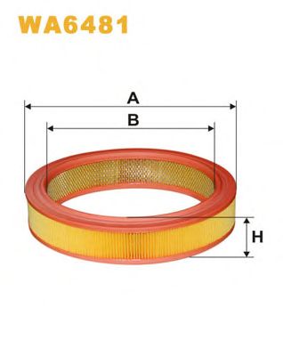 WIX FILTERS wa6481 -  Воздушный фильтр